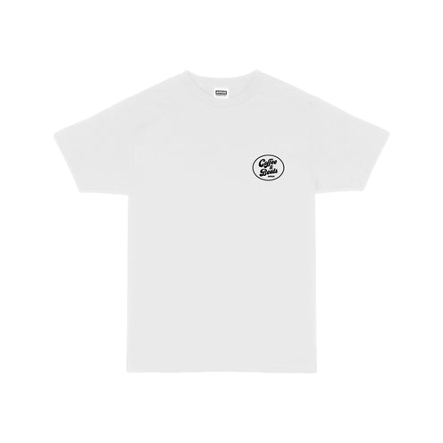 Acrylick Coffee & Beats Tee, White