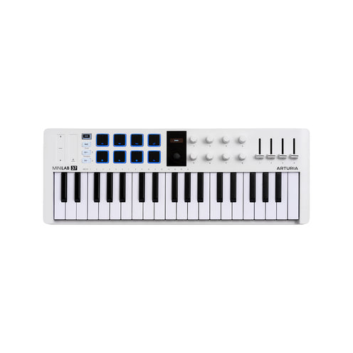 Arturia Minilab 37 Mk3 Keyboard Controller, White