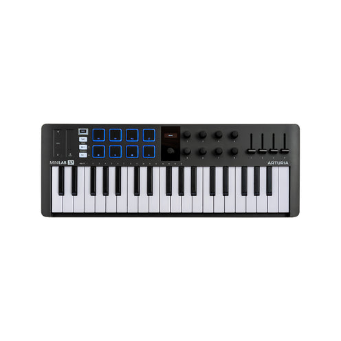 Arturia Minilab 37 Mk3 Keyboard Controller, Black