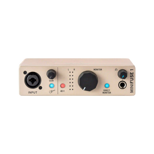 Arturia MiniFuse 1 USB-C Audio Interface, Champagne