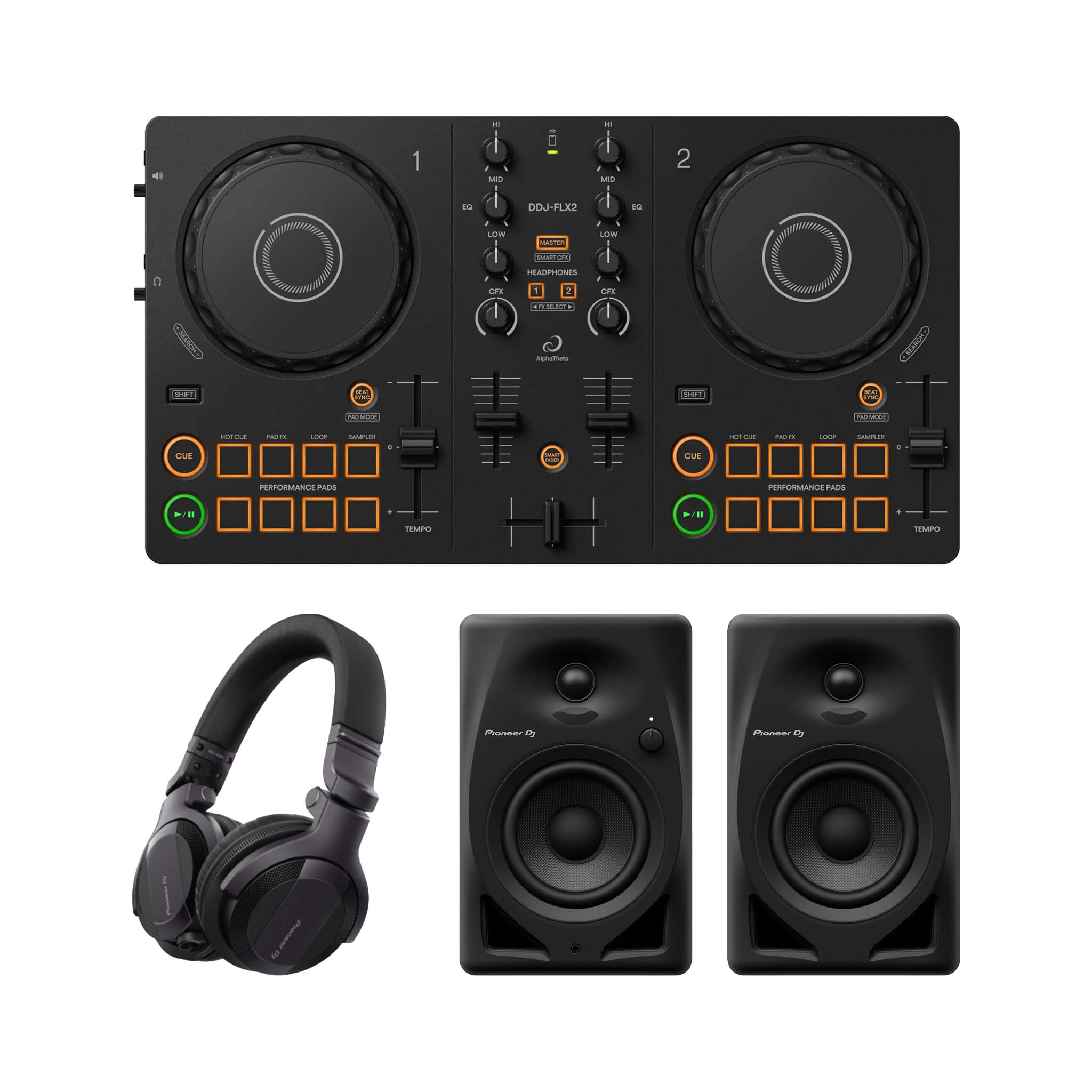 AlphaTheta Starter Pack DDJ-FLX2 Bundle – Swee Lee Singapore