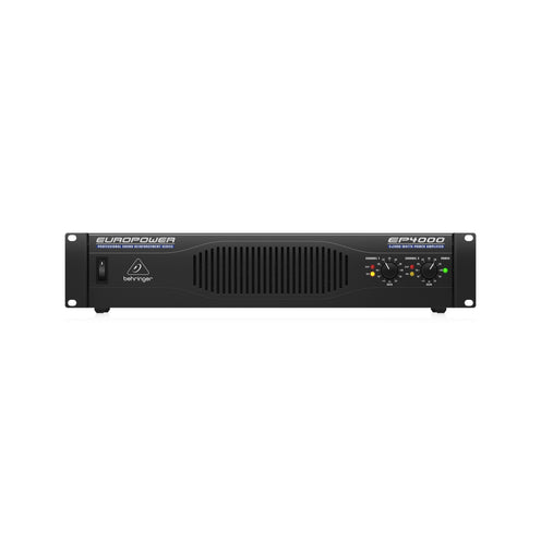 Behringer EP4000 4000w Stereo Power Amplifier with ATR Technology, UK Plug