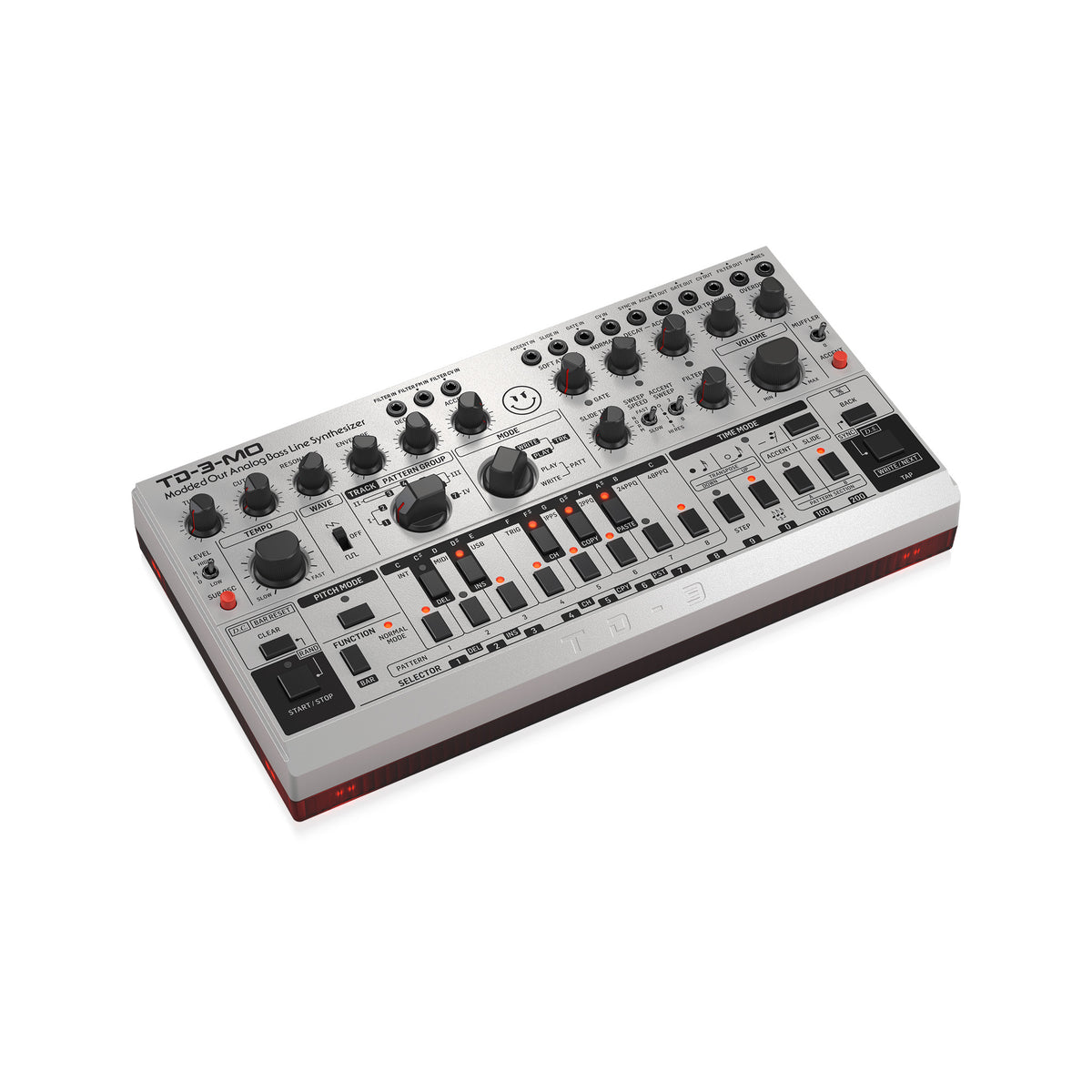 Behringer TD-3-MO-SR Analog Bass Line Synthesizer - Silver