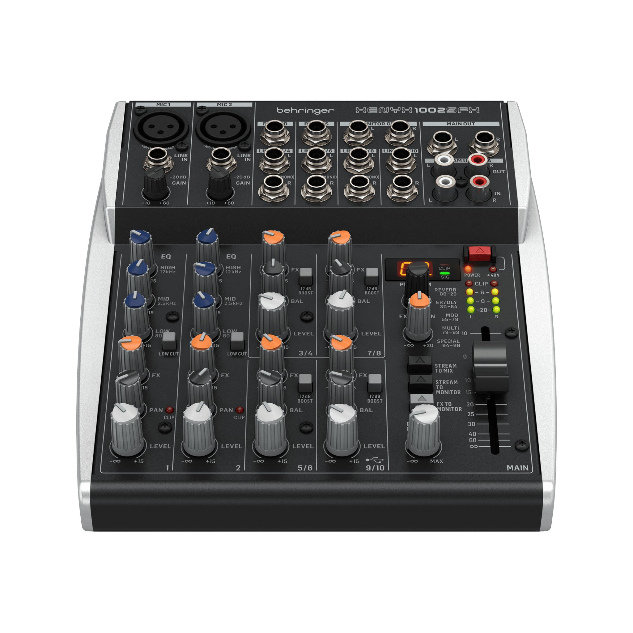 Behringer Xenyx 1002SFX 10-Channel Analog Mixer – Swee Lee Singapore