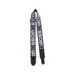 BOSS BSM-20-BW Monogram Black Guitar Strap with White Logo