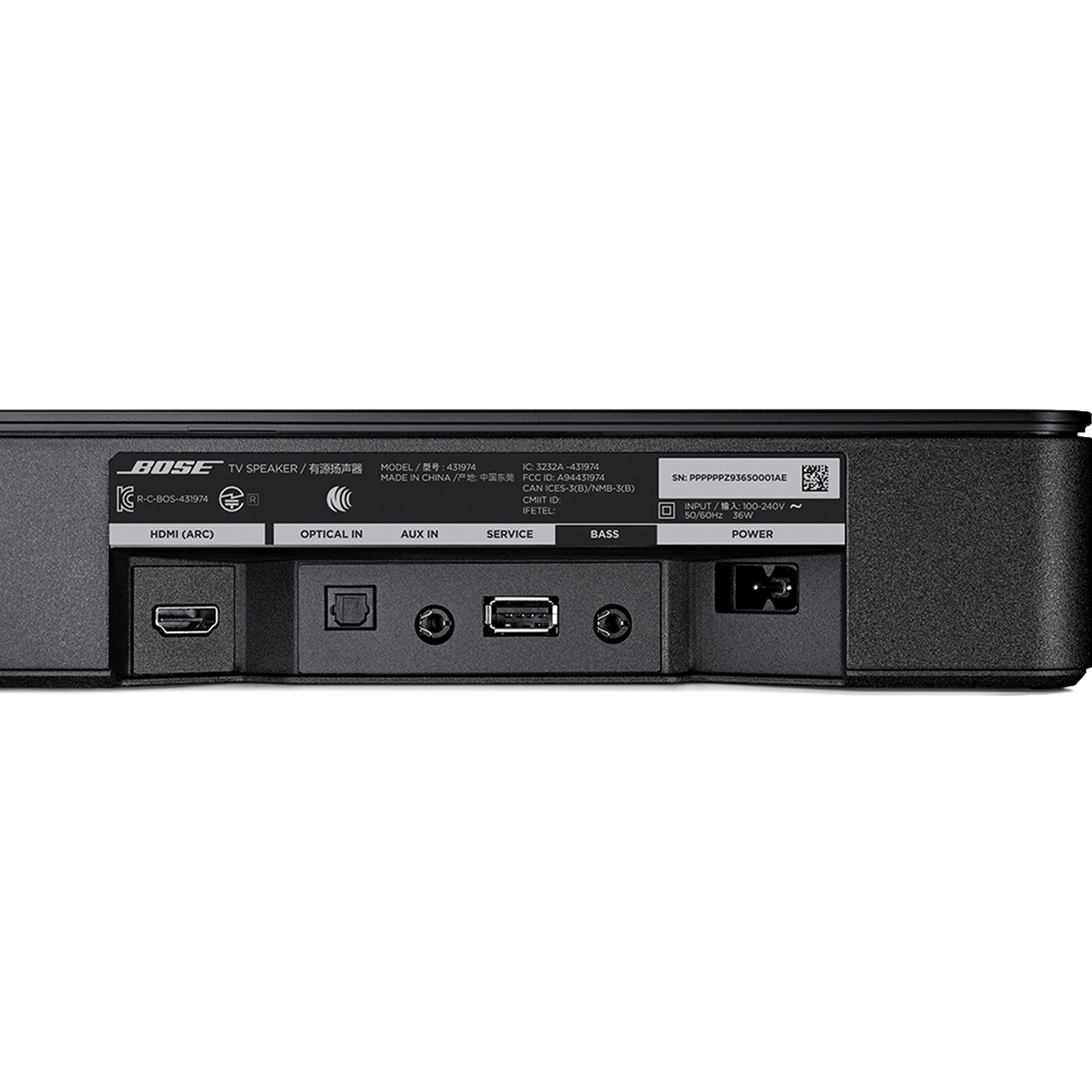 Bose TV Speaker, Black – Swee Lee Singapore