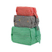 Baggu 3D Zip Set, Gingham