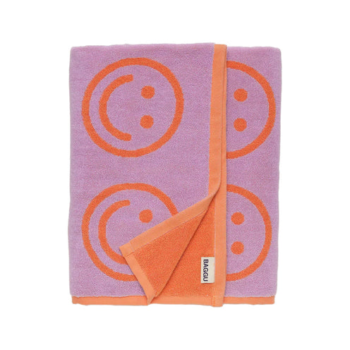 Baggu Bath Towel, Happy Lilac