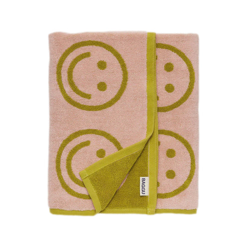Baggu Bath Towel, Happy Ochre