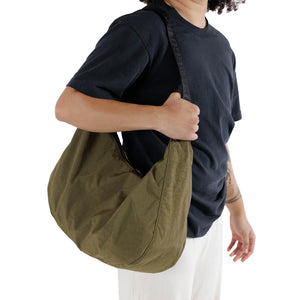 Baggu Large Nylon Crescent Bag, Seaweed