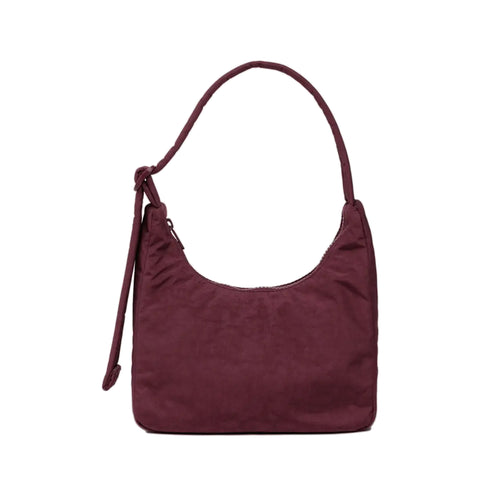 Baggu Mini Nylon Shoulder Bag, Mahogany (B-stock)