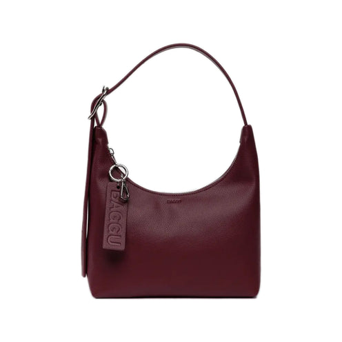 Baggu Mini Recycled Leather Shoulder Bag, Mahogany