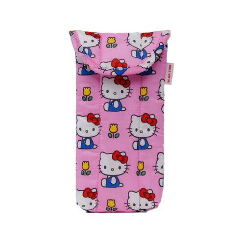 Baggu Puffy Glasses Sleeve, Hello Kitty Pink
