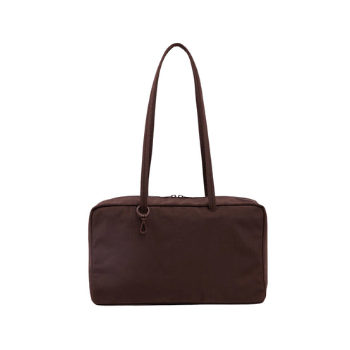Baggu Medium Nylon Bowler Bag, Coffee