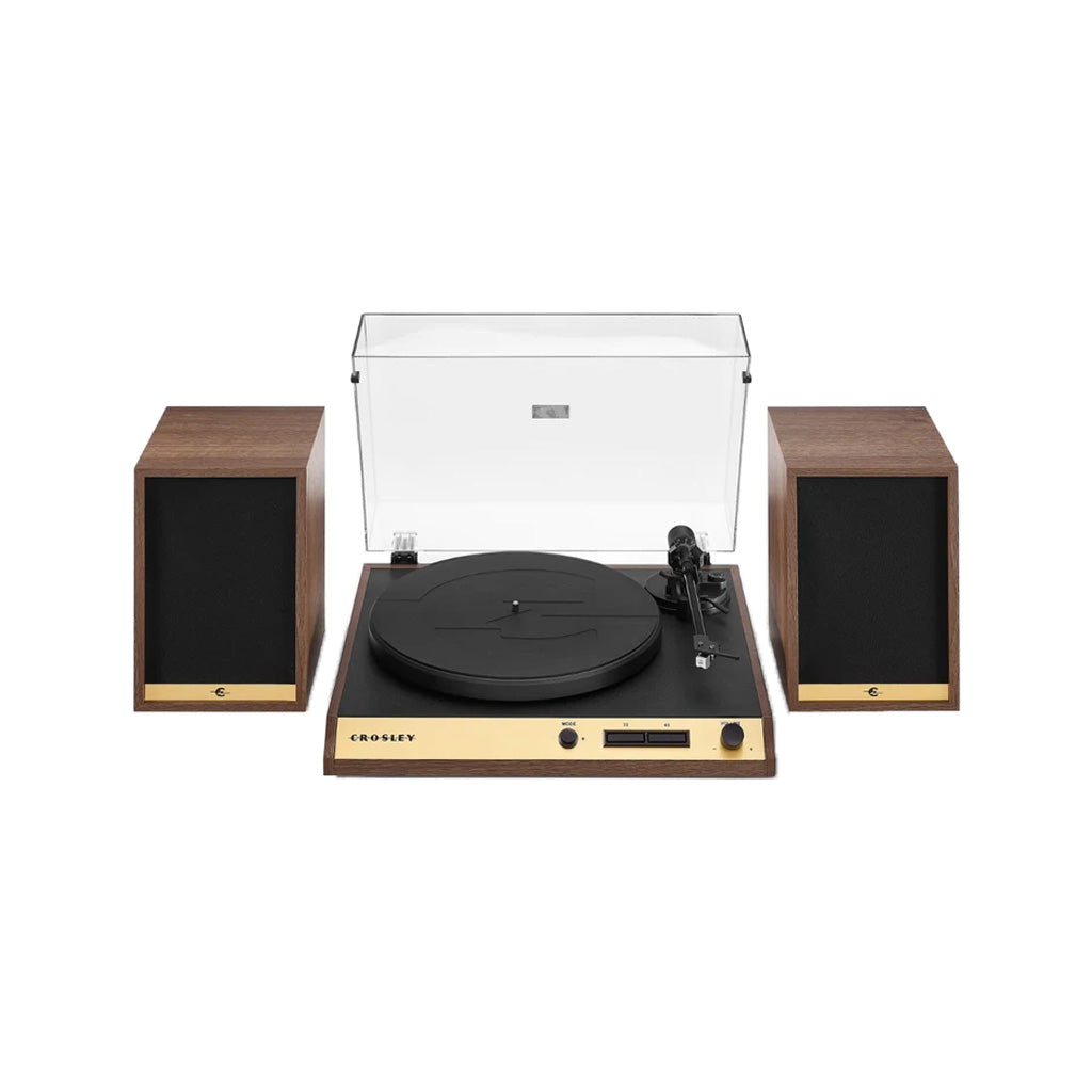 Crosley C72 Record Player w/ Speakers, Walnut – Swee Lee Singapore
