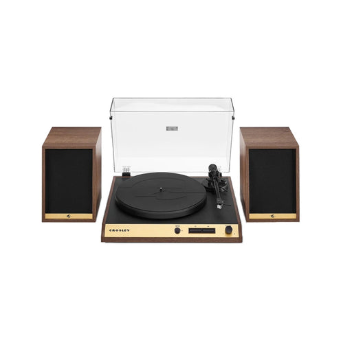Crosley C72 Record Player w/ Speakers, Walnut
