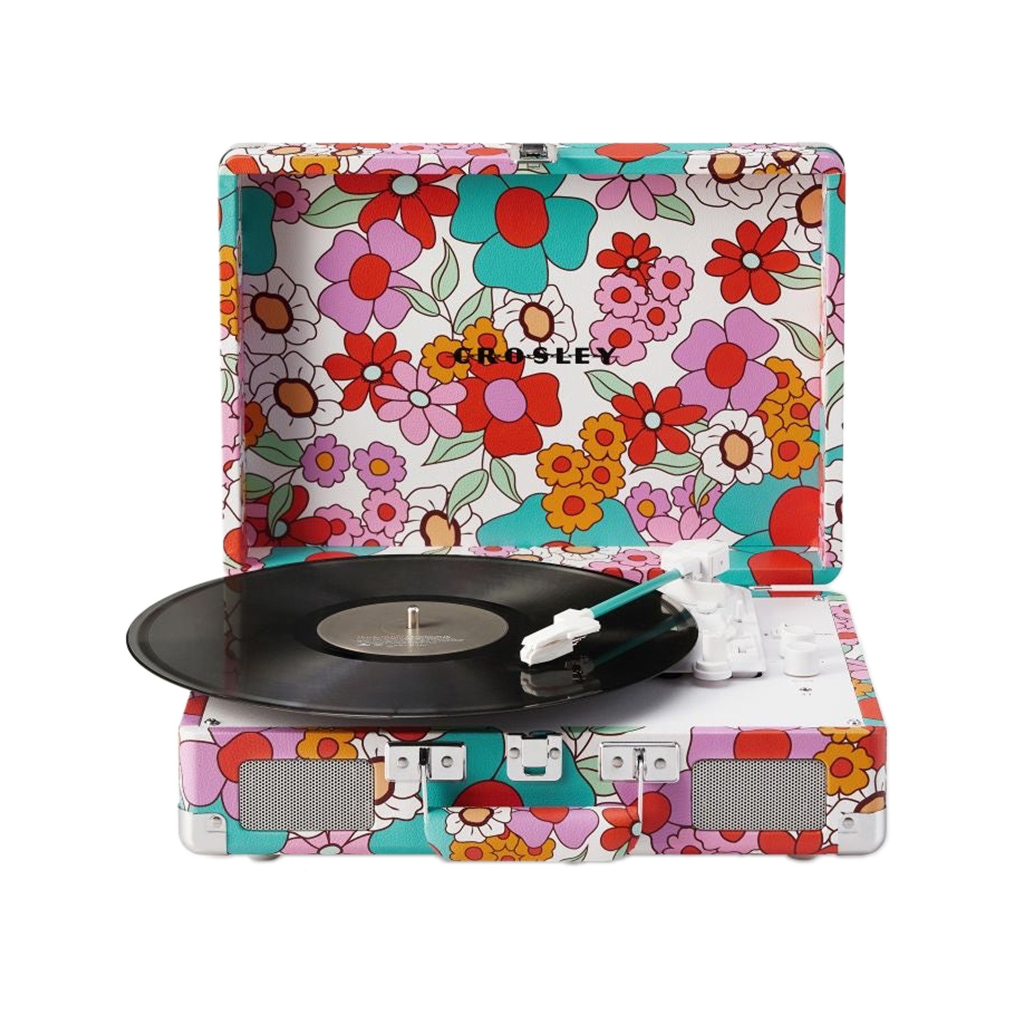 Crosley Cruiser Plus Turntable, Groovy Floral – Swee Lee Singapore