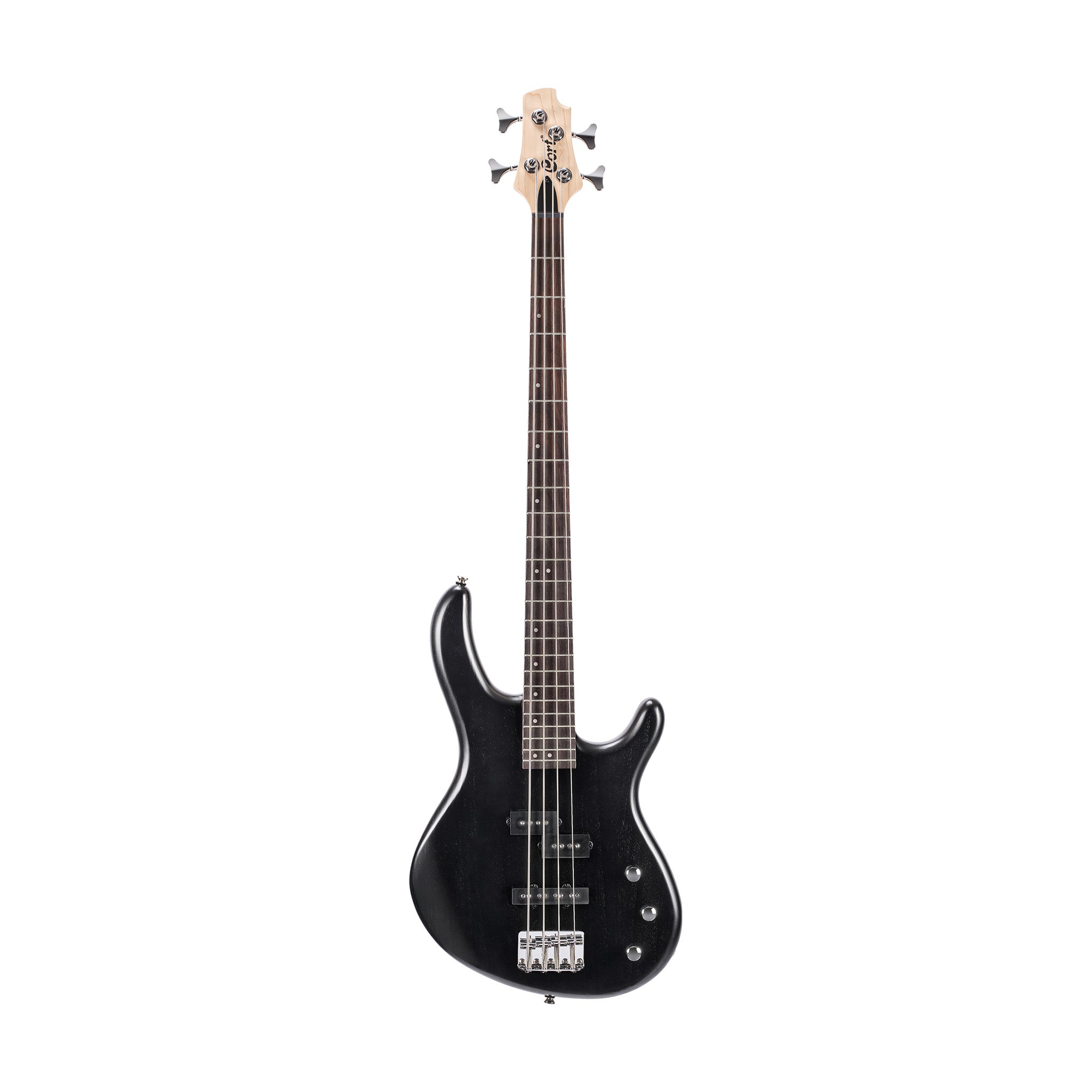 Cort Action PJ 4-String Bass Guitar, Open Pore Black – Swee Lee