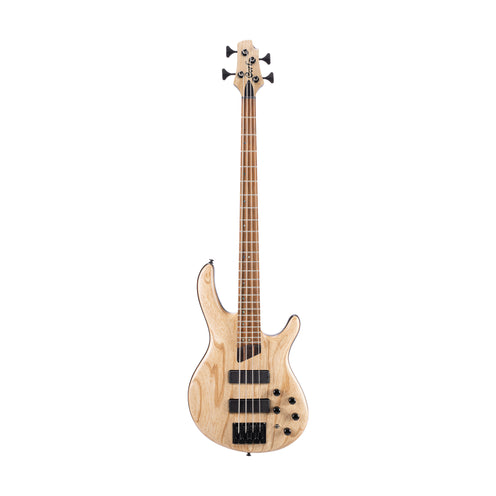Cort B4 Element Electric Bass Guitar, Open Pore Natural
