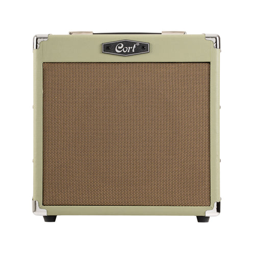Cort CM15R-PG Guitar Amplifier 8 inch 15 Watt with Reverb, Pastel Green