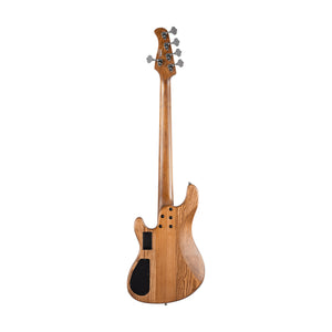Cort GB-MODERN-5-OPVN Electric Bass Guitar w/Case, Open Pore Vintage Natural
