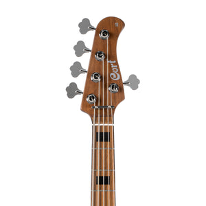 Cort GB-MODERN-5-OPVN Electric Bass Guitar w/Case, Open Pore Vintage Natural