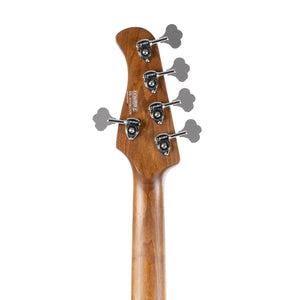 Cort GB-MODERN-5-OPVN Electric Bass Guitar w/Case, Open Pore Vintage Natural