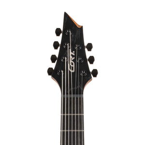 Cort KX707-EVERTUNE-OPBK Electric Guitar w/Bag, Open Pore Black