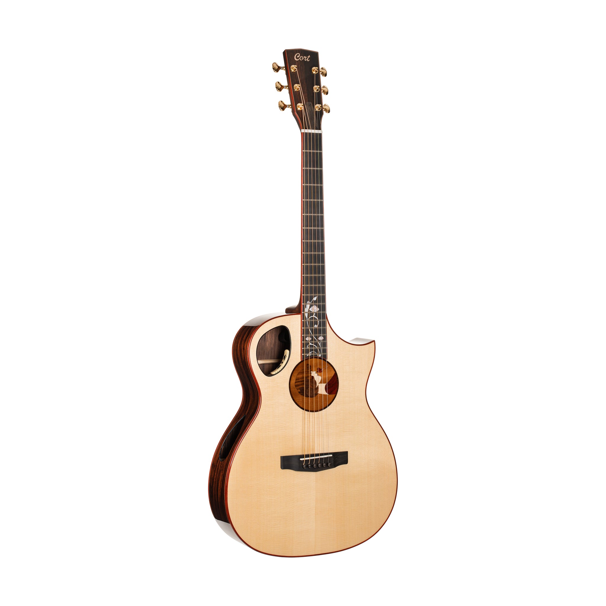 Cort Roselyn Redux Acoustic Guitar w/Case, Natural