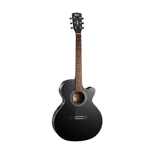 Cort SFX-ME-BKS Acoustic Guitar w/Bag, Black Satin