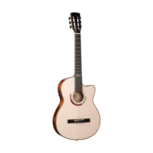 Cort Solencanto Classical Guitar, White Blonde Gloss