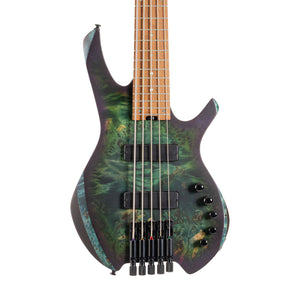 Cort Space5 Electric Bass Guitar w/Bag, Star Dust Green