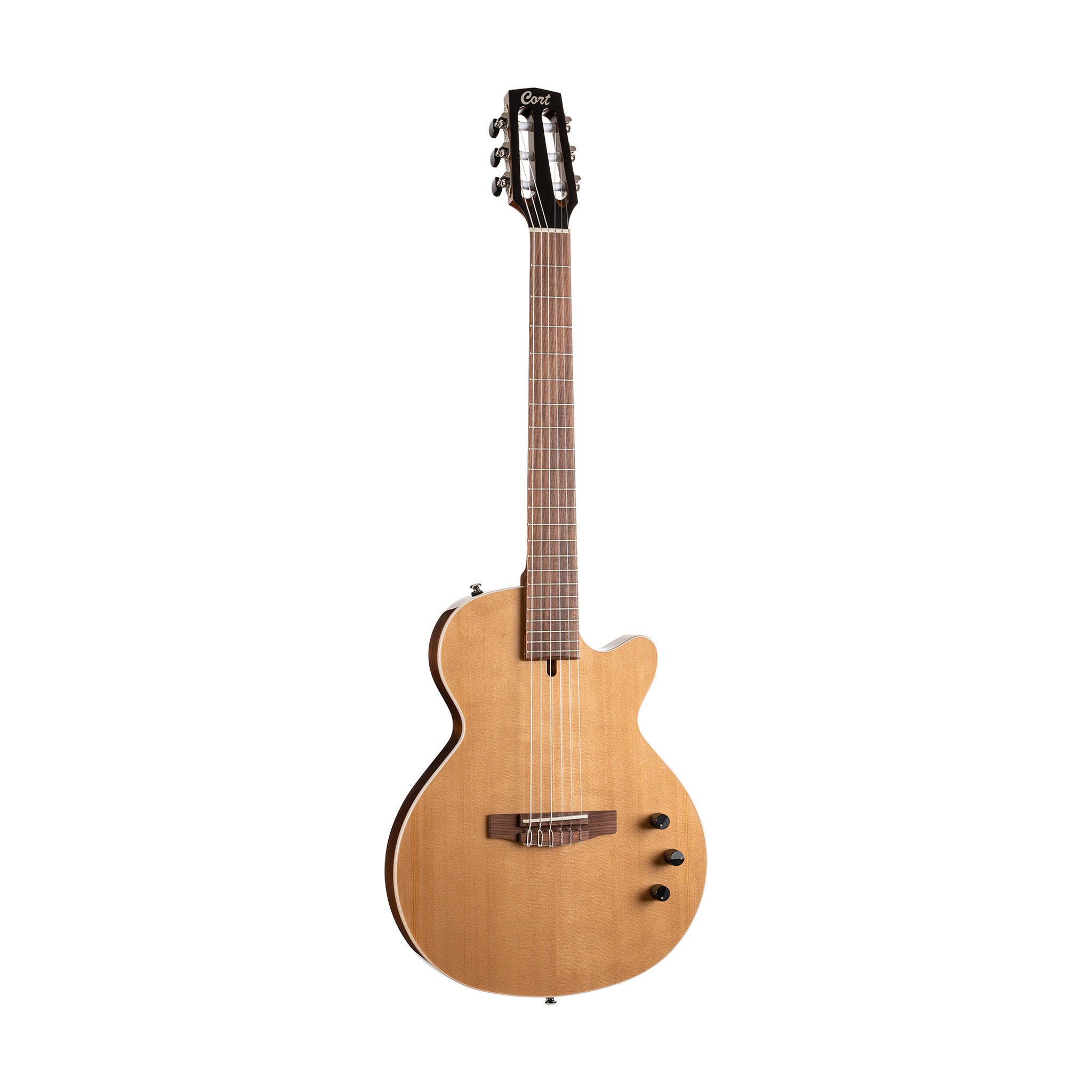 Cort Sunset Nylectric II Classical Guitar w/Bag, Natural – Swee