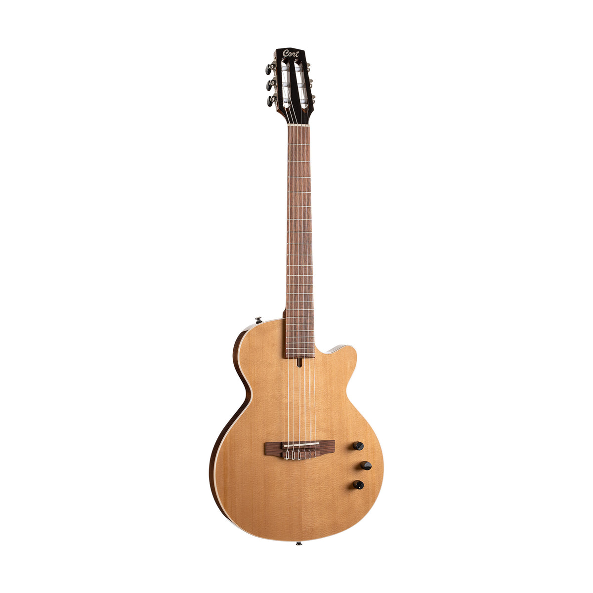 Cort Sunset Nylectric II Classical Guitar w/Bag, Natural – Swee
