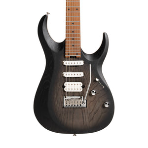 Cort X700 Triality Electric Guitar w/Bag, Open Pore Black Burst