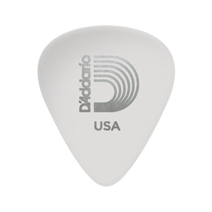 D'Addario Standard Guitar Picks, White Celluloid, 10-Pack, Heavy