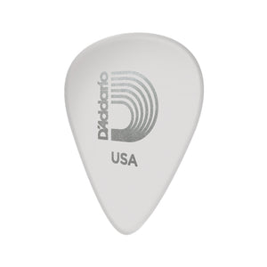 D'Addario Standard Guitar Picks, White Celluloid, 10-Pack, Heavy