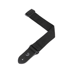 D'Addario 1.5inch Polypropylene Ukulele Strap, Black