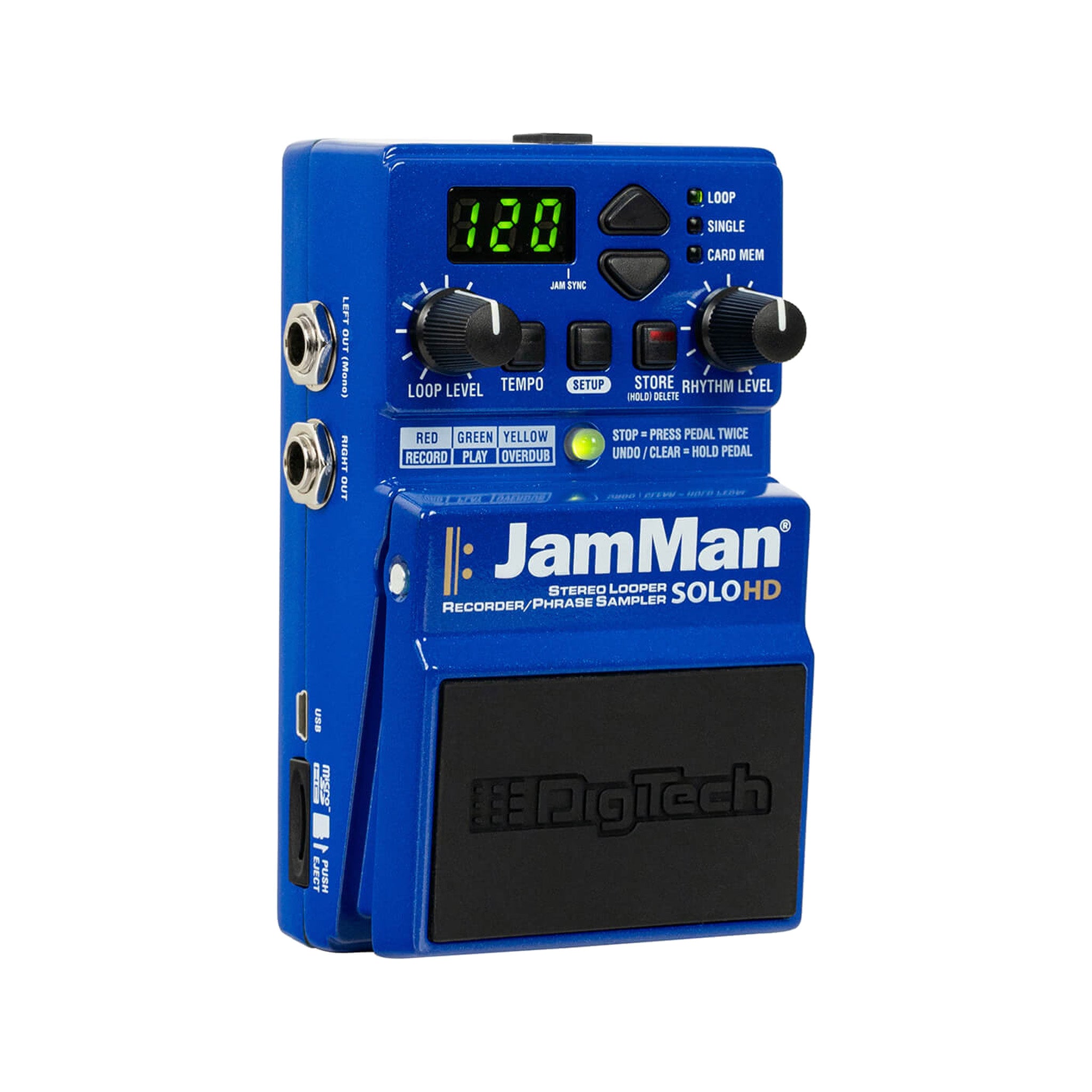 ギター DigiTech JamMan Solo Looper Digitech JamMan Solo HD Stereo Looper Guitar Effects Pedal – Swee