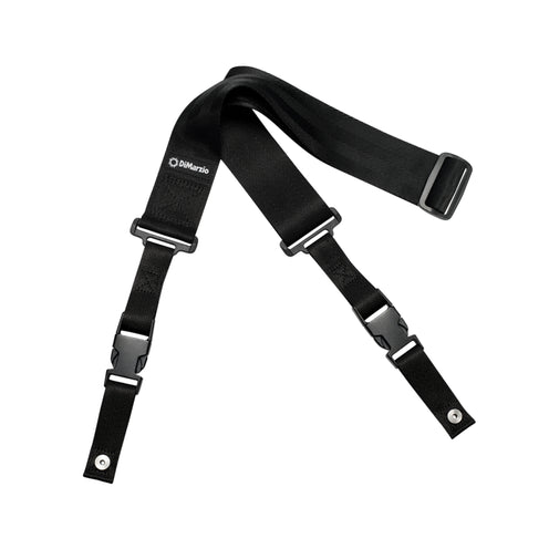 DiMarzio DD2200BKS Nylon ClipLock Quick Release 2Inch Guitar Strap, Black