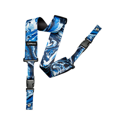 DiMarzio DD2240 Steve Vai ClipLock Guitar Strap, Blue Universe