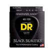 DR Strings BKB-40 Black Beauties Coated Steel 4-String Bass Guitar Strings, Light, 40-100