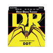 DR Strings DDT5-55 Drop-Down Tuning Stainless Steel 5-String Bass Guitar Strings, Heavy, 55-135
