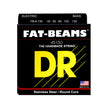 DR Strings FB5-130 Fat-Beams Stainless Steel 5-string Bass Guitar Strings, 45-130