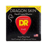 DR Strings DSE-9 Dragon Skin Clear Coated Electric Guitar Strings, Light, 9-42