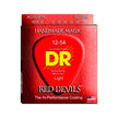 DR Strings RDA-12 Red Devils Coated Phosphor Bronze Acoustic Guitar Strings, Light, 12-54