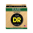 DR Strings RPL-10 Rare Phosphor Bronze Acoustic Guitar Strings, Extra Light, 10-48