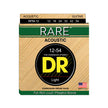 DR Strings RPM-12 Rare Phosphor Bronze Acoustic Guitar Strings, Light, 12-54