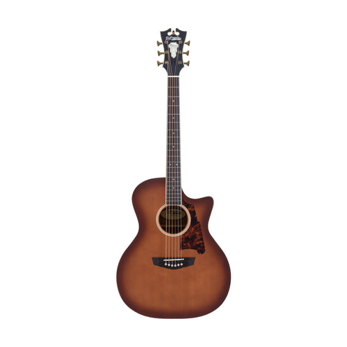 D'Angelico Premier Gramercy Acoustic-Electric Guitar, Caramel Burst