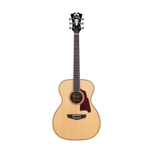 D'Angelico Premier Tammany OM Acoustic-Electric Guitar, Natural